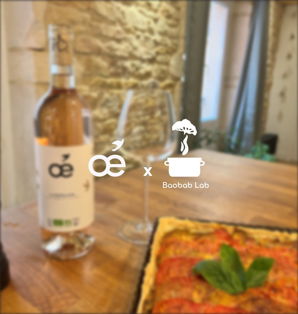 Tarte fine à la tomate et au parmesan  x Baobab Lab