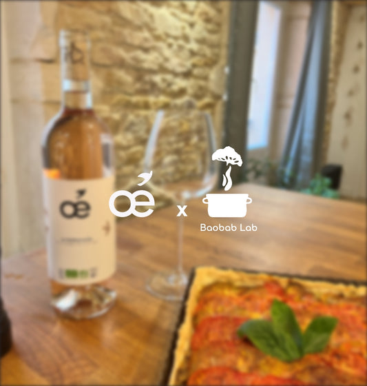Tarte fine à la tomate et au parmesan x Baobab Lab