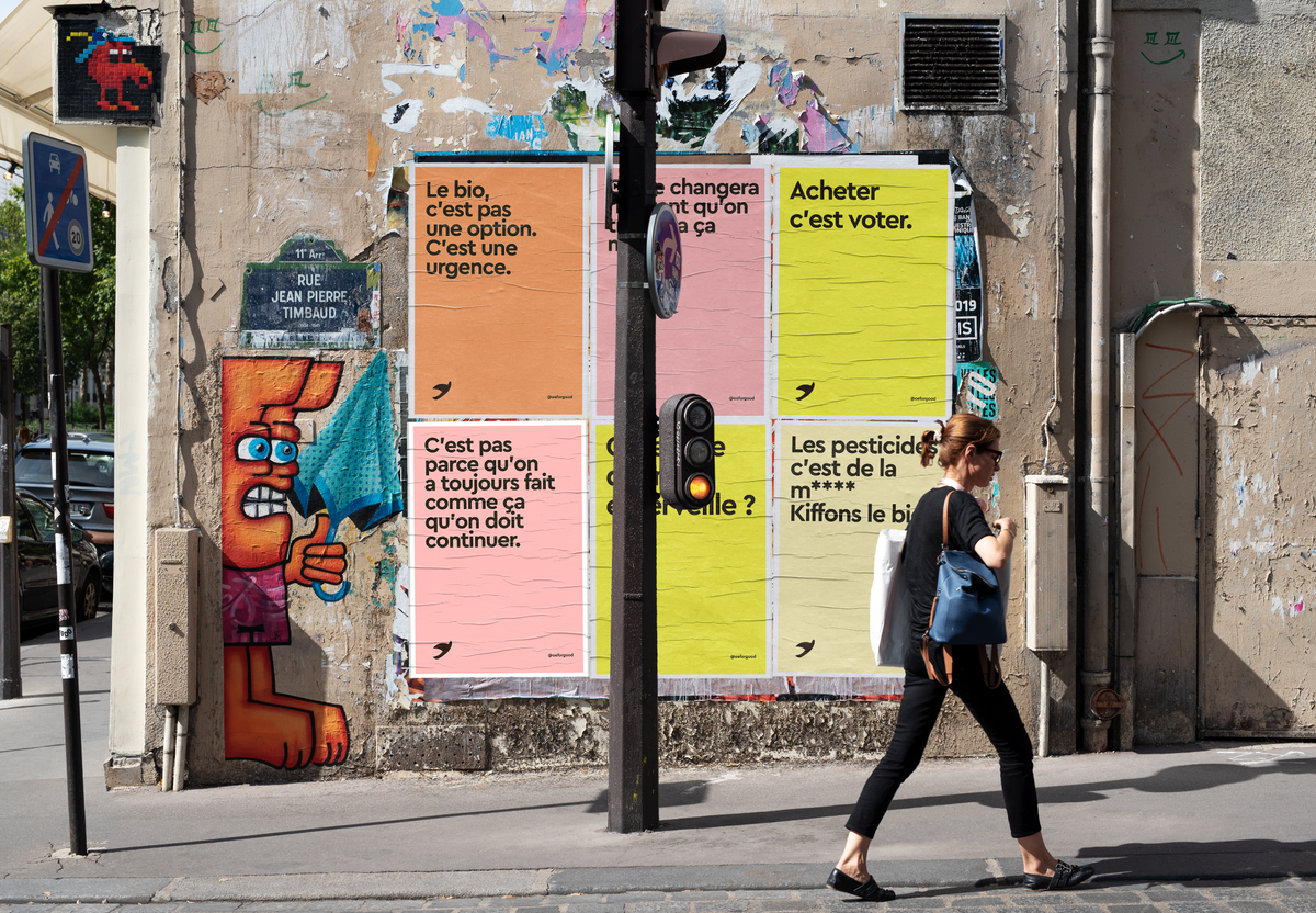 On a lancé notre toute première campagne d'affichage dans les rues de Lyon