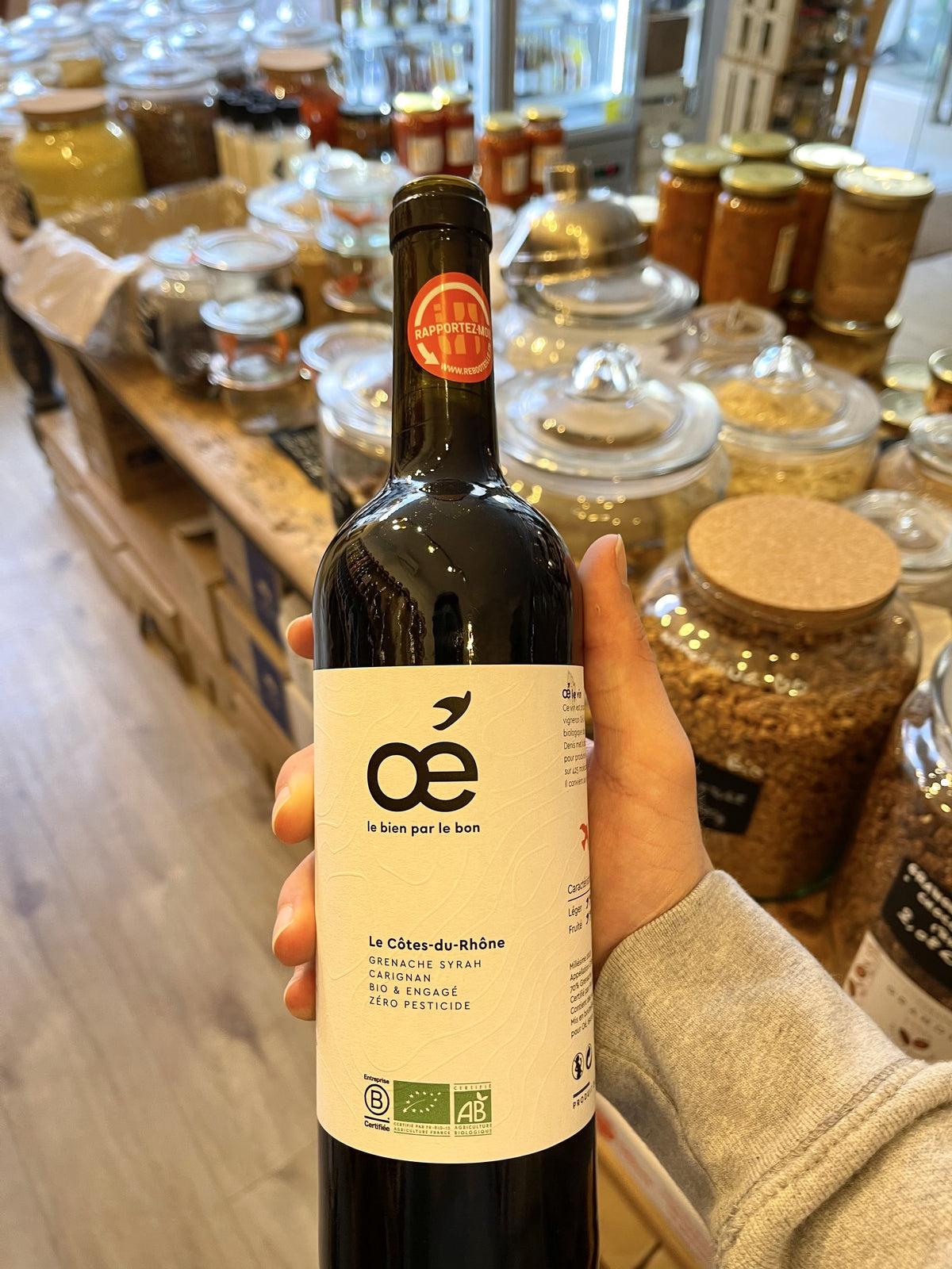 Vin et consigne : Oé relance la consigne sur les bouteilles de vin