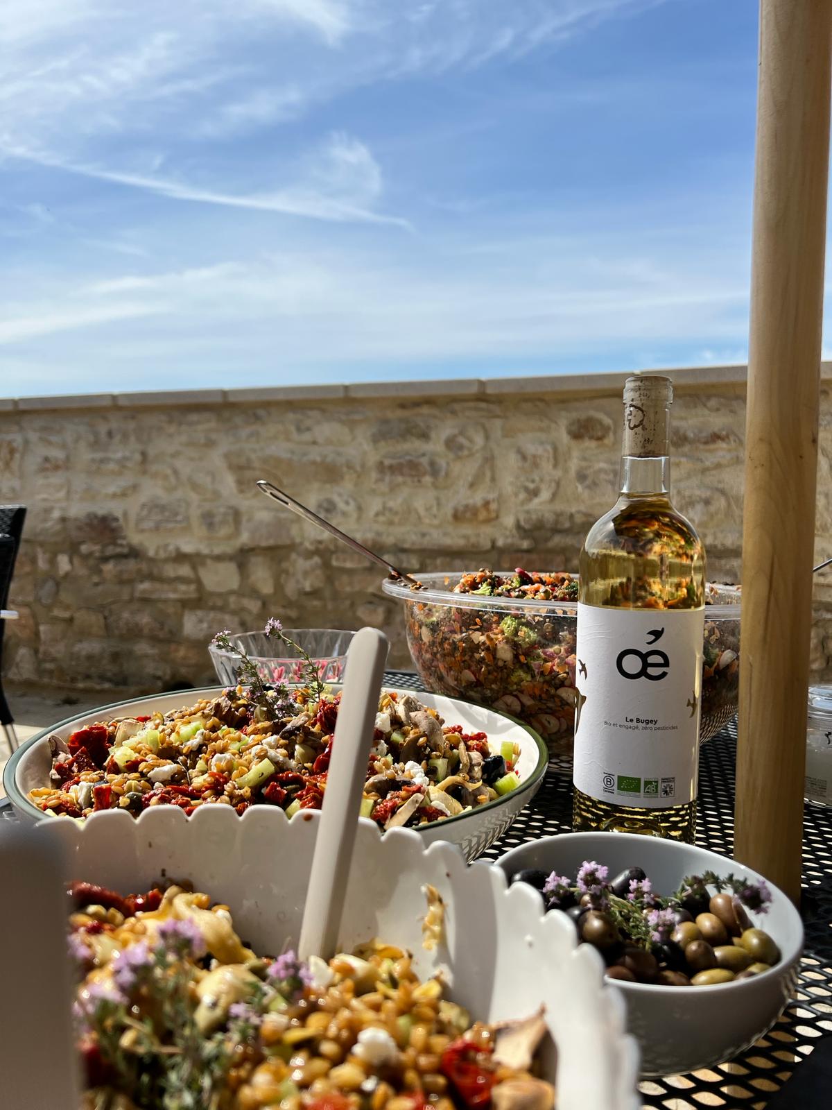 Salade de printemps x Bugey Blanc