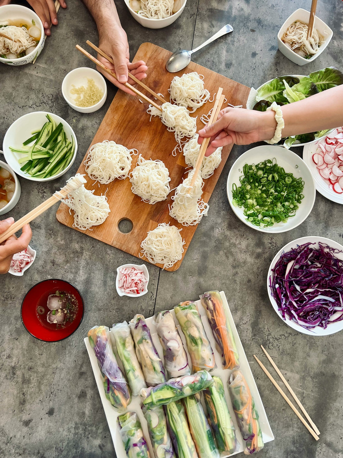 Rouleaux de printemps maison